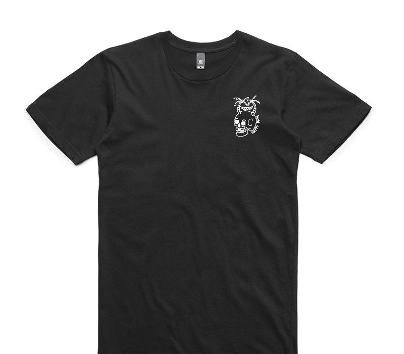 Custom AS Colour 100% Cotton Black T-Shirt