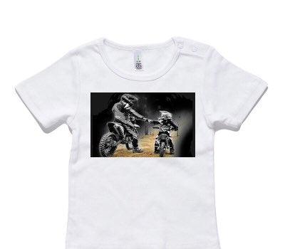 Custom AS Colour White Baby T-Shirt