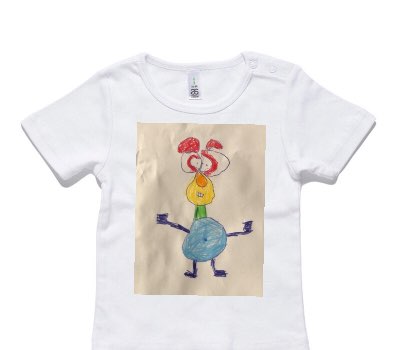 Custom AS Colour White Baby T-Shirt