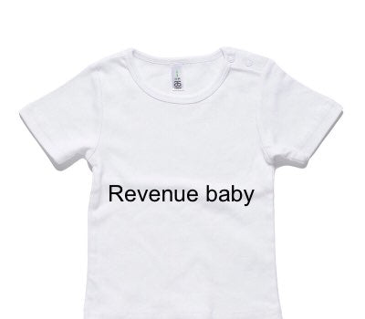 Custom AS Colour White Baby T-Shirt