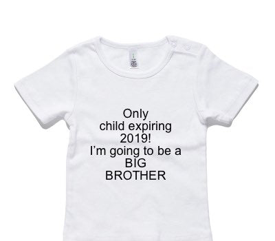 Custom AS Colour White Baby T-Shirt