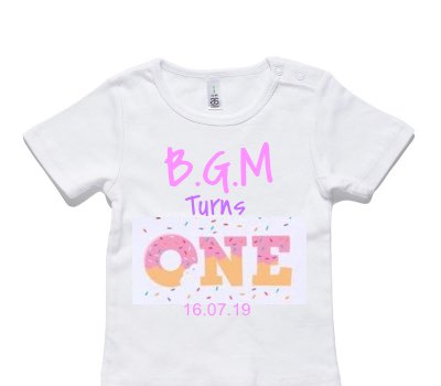 Custom AS Colour White Baby T-Shirt