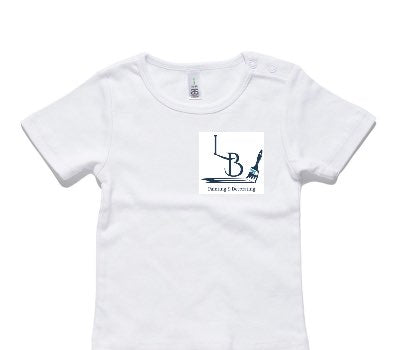 Custom AS Colour White Baby T-Shirt