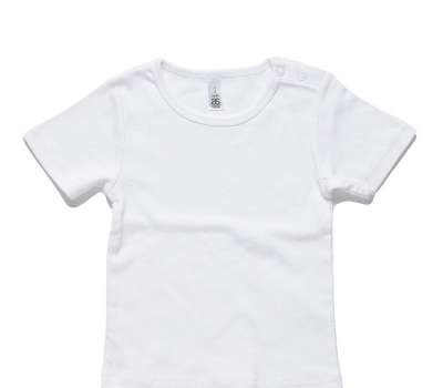 Custom AS Colour White Baby T-Shirt