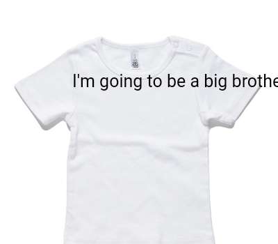Custom AS Colour White Baby T-Shirt