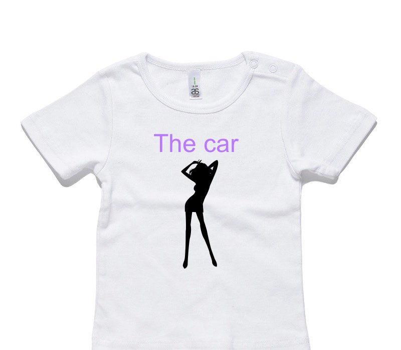 Custom AS Colour White Baby T-Shirt