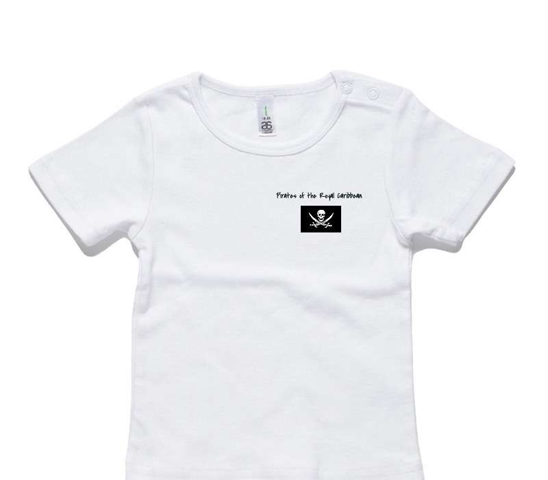 Custom AS Colour White Baby T-Shirt