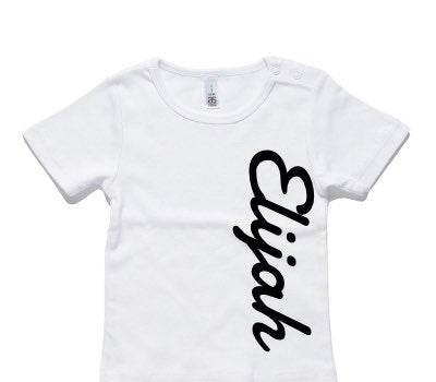 Custom AS Colour White Baby T-Shirt