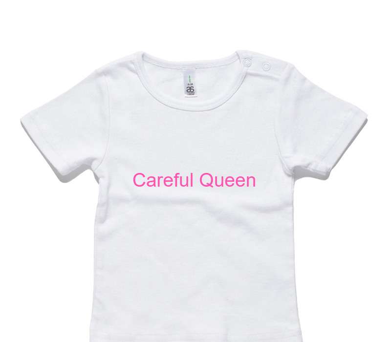 Custom AS Colour White Baby T-Shirt