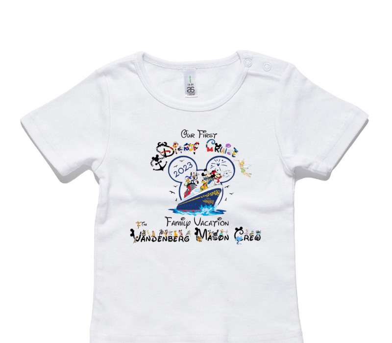 Custom AS Colour White Baby T-Shirt