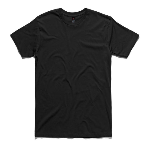 Custom AS Colour 100% Cotton Black T-Shirt