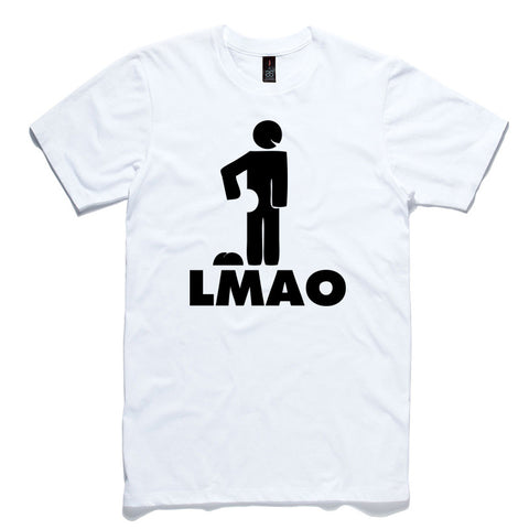 LMAO White 100% Cotton T-Shirt