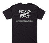 Custom AS Colour 100% Cotton Black T-Shirt
