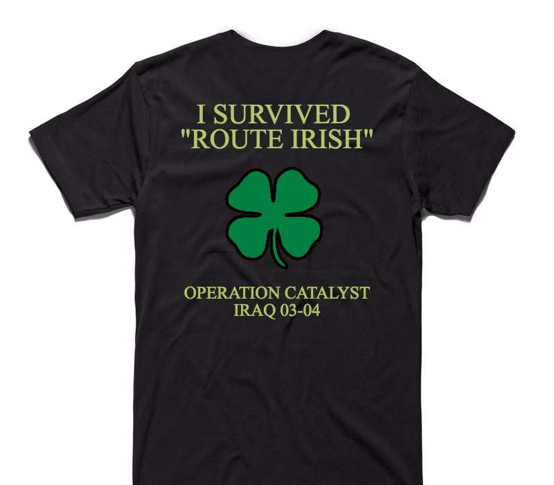 Custom AS Colour 100% Cotton Black T-Shirt