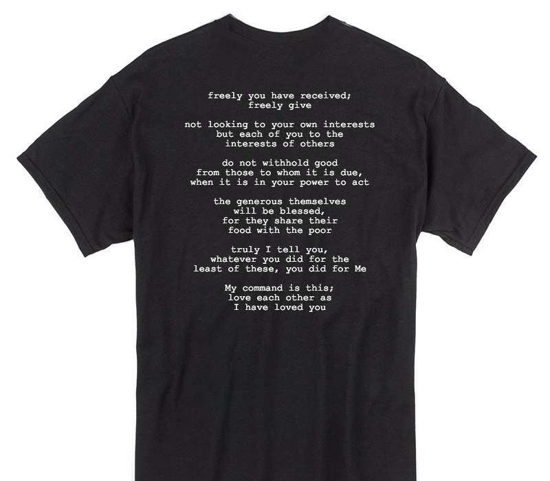 Custom Gildan 100% Cotton Black T-Shirt