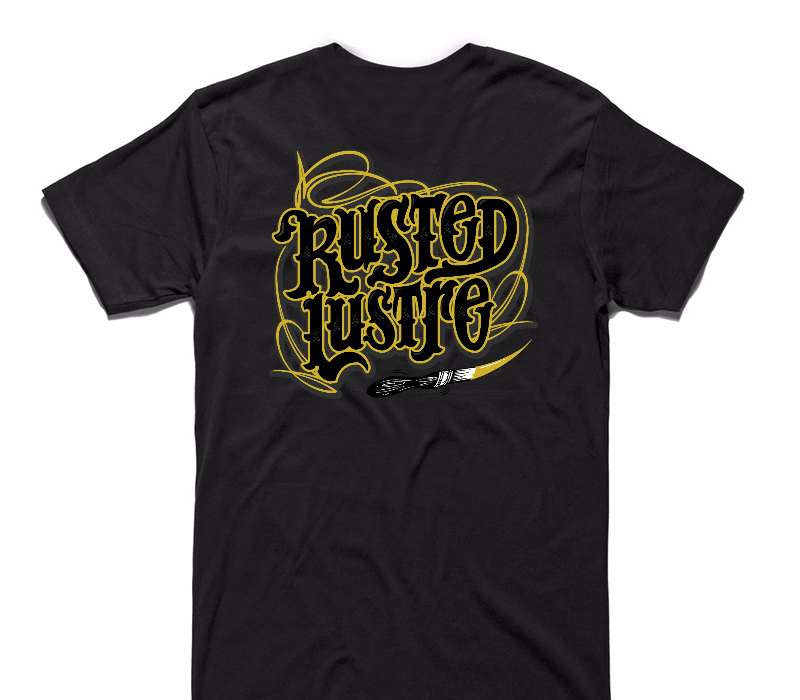 Custom AS Colour 100% Cotton Black T-Shirt