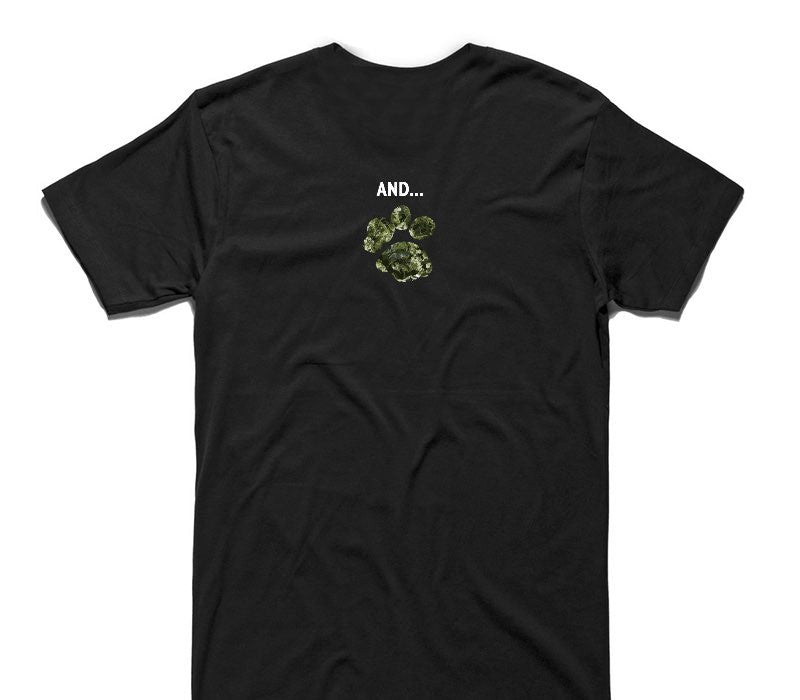 Custom AS Colour 100% Cotton Black T-Shirt