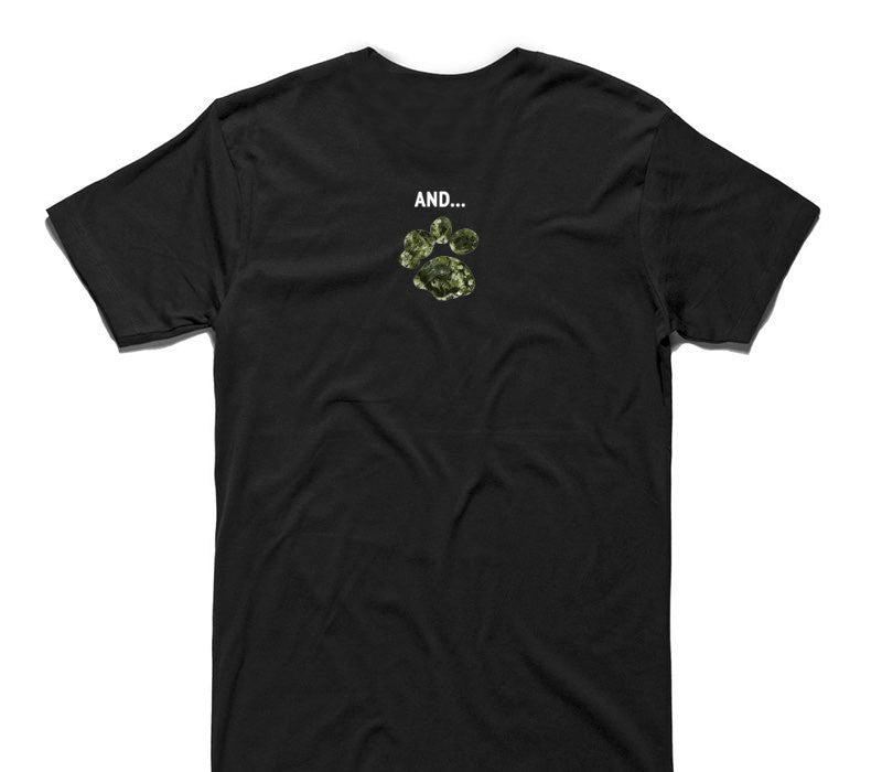 Custom AS Colour 100% Cotton Black T-Shirt