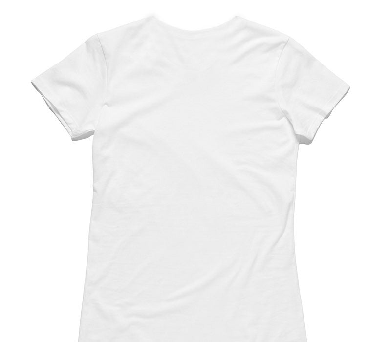 Custom Womens AS Colour 100% Cotton White T-Shirt