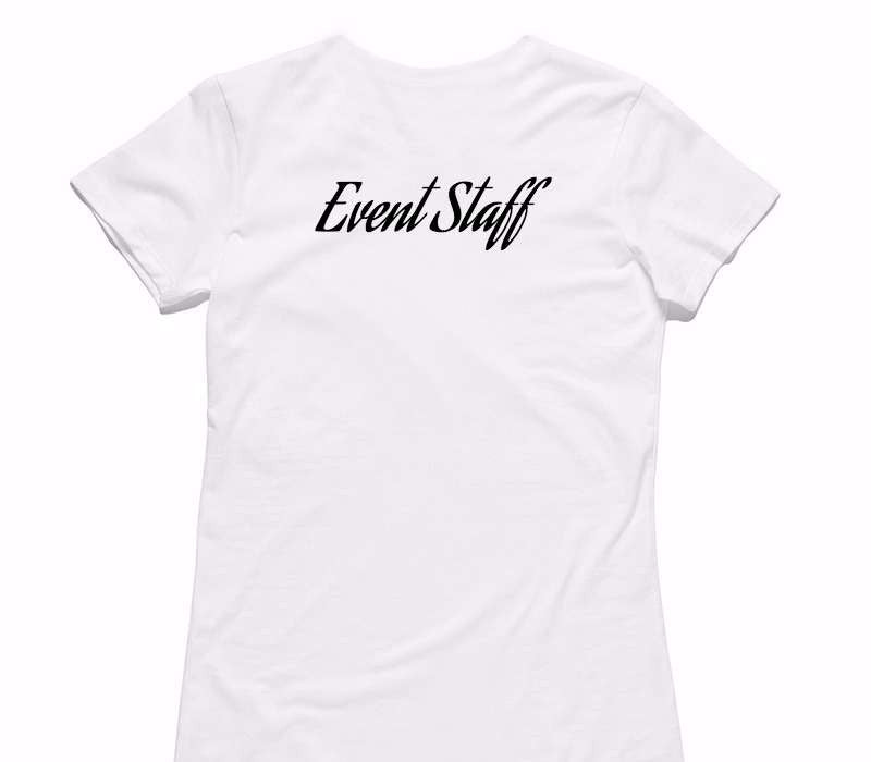 Custom Womens AS Colour 100% Cotton White T-Shirt