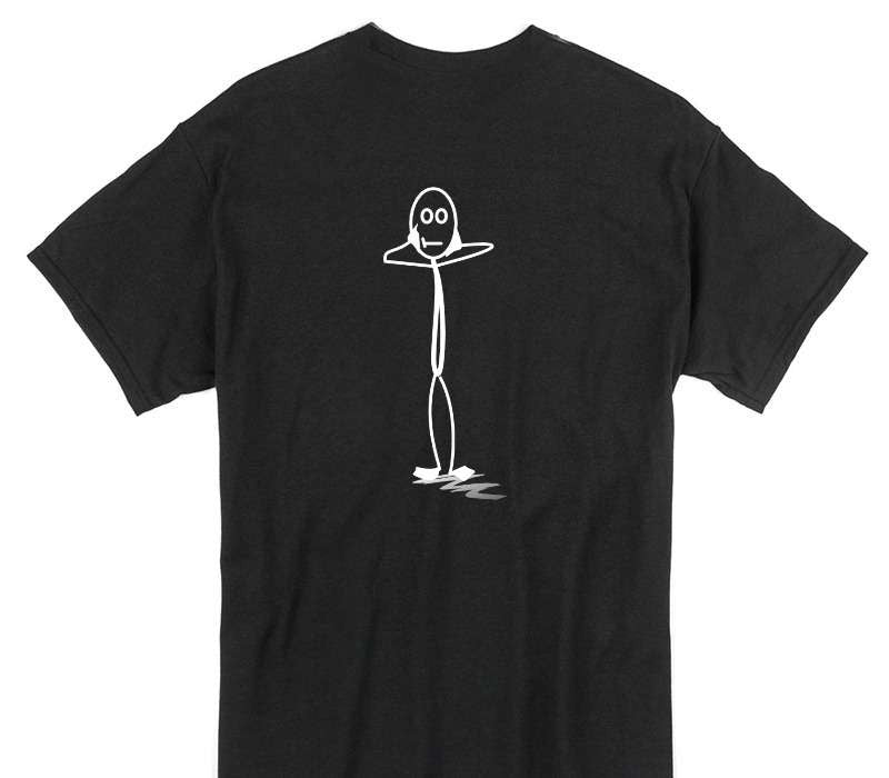 Custom Gildan 100% Cotton Black T-Shirt