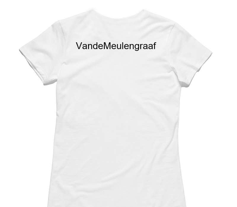 Custom Womens AS Colour 100% Cotton White T-Shirt