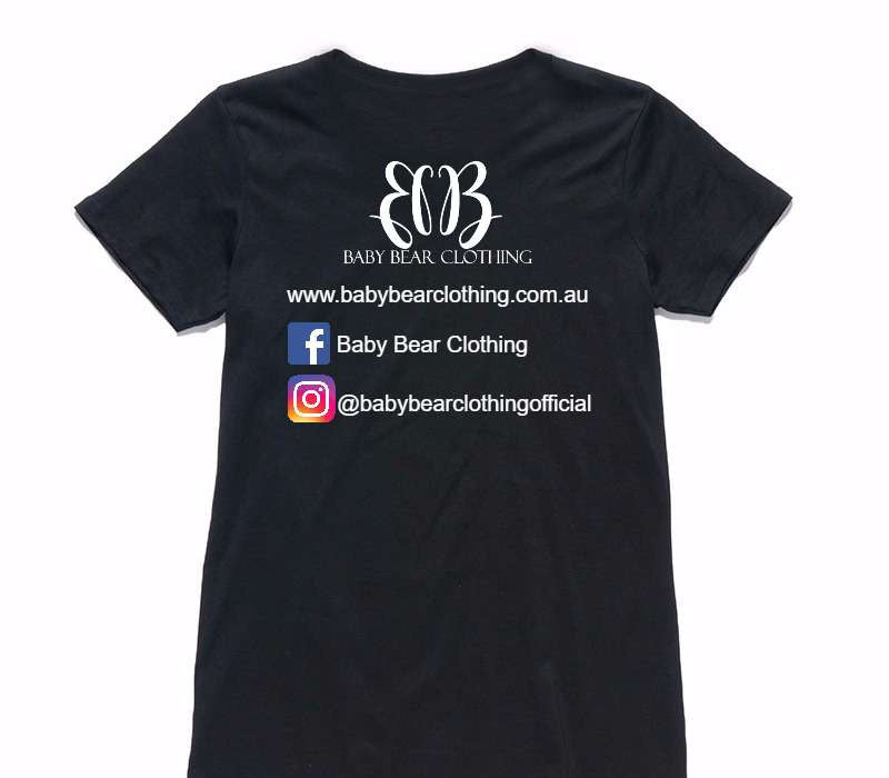Custom Womens AS Colour 100% Cotton Black T-Shirt