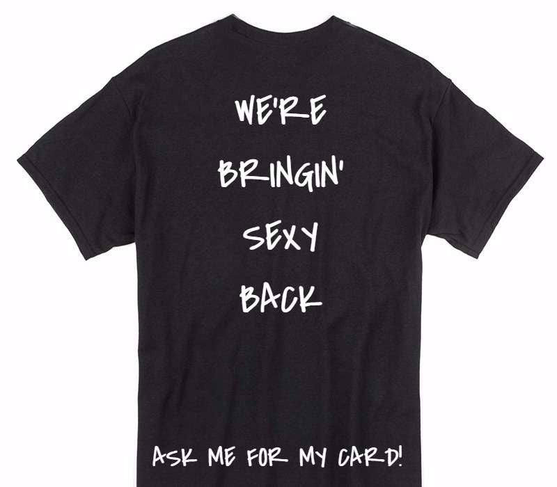 Custom Gildan 100% Cotton Black T-Shirt