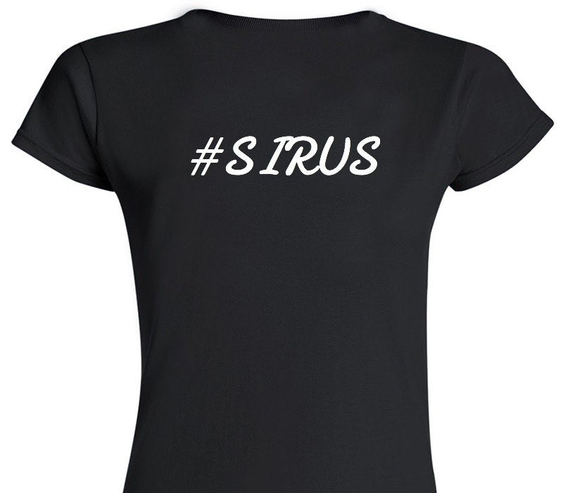 Custom Womens Soft Style 100% Cotton Black T-Shirt