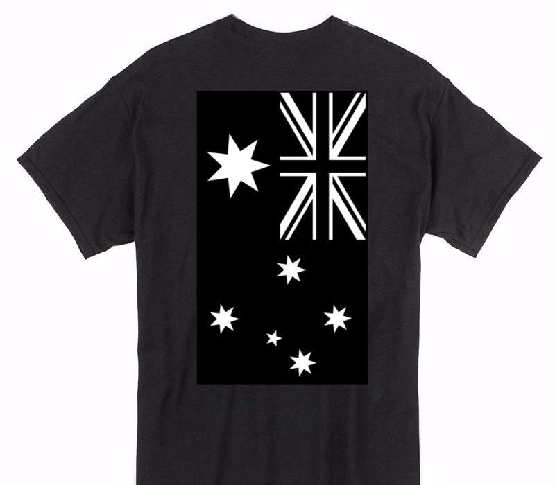 Custom Gildan 100% Cotton Black T-Shirt