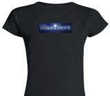 Custom Womens Soft Style 100% Cotton Black T-Shirt