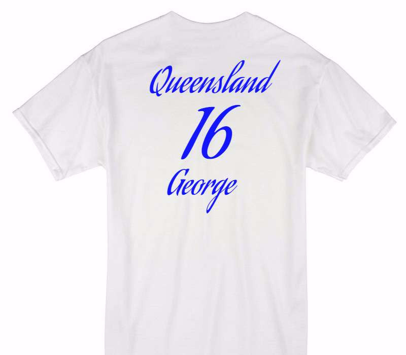 Custom Gildan 100% Cotton White T-Shirt