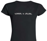 Custom Womens Soft Style 100% Cotton Black T-Shirt