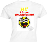 Custom Womens Soft Style 100% Cotton White T-Shirt