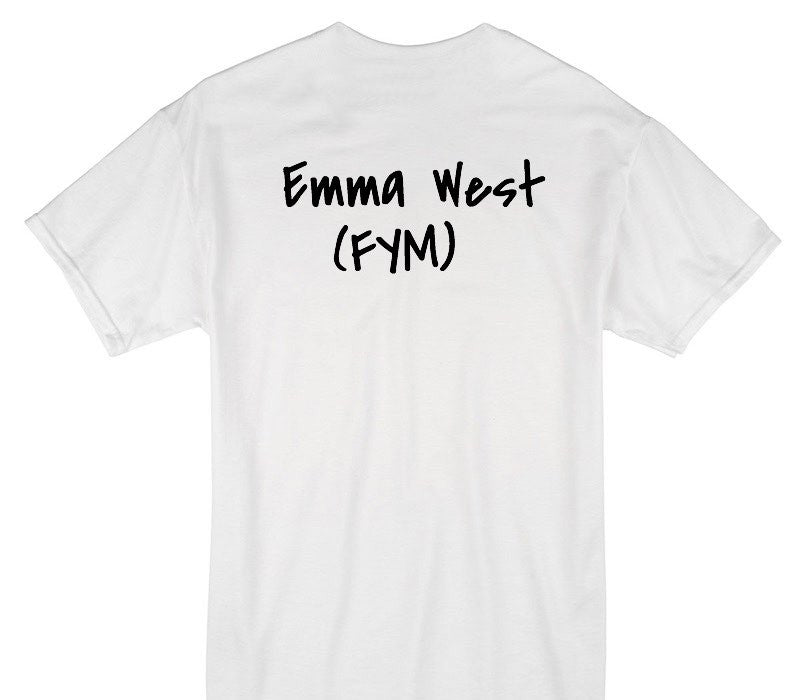 Custom Gildan 100% Cotton White T-Shirt