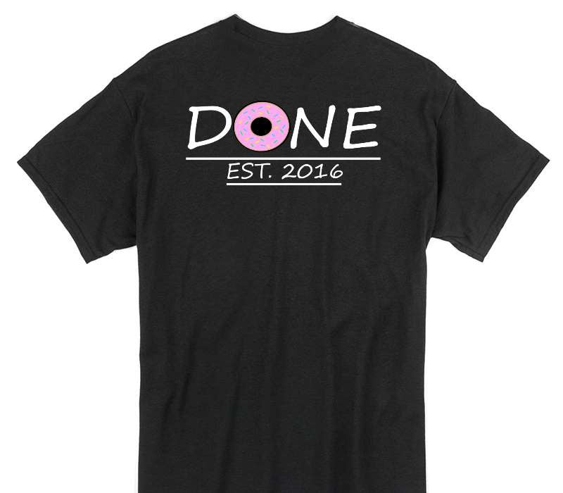 Custom Gildan 100% Cotton Black T-Shirt