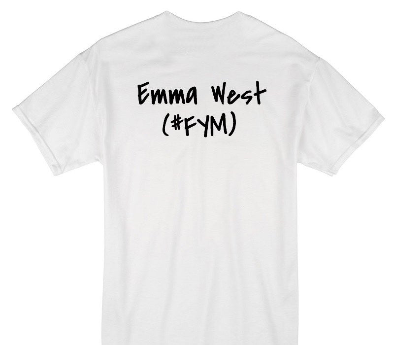 Custom Gildan 100% Cotton White T-Shirt