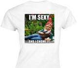 Custom Womens Soft Style 100% Cotton White T-Shirt