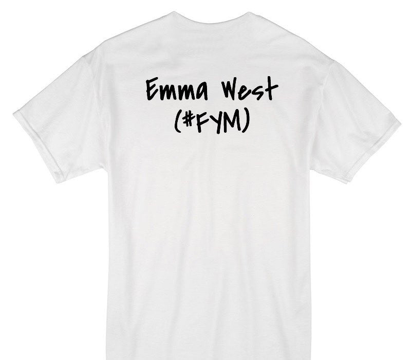 Custom Gildan 100% Cotton White T-Shirt
