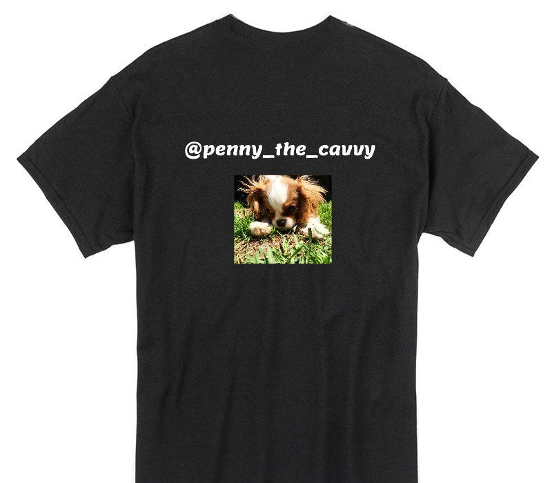 Custom Gildan 100% Cotton Black T-Shirt