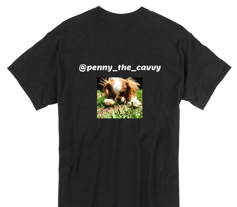 Custom Gildan 100% Cotton Black T-Shirt