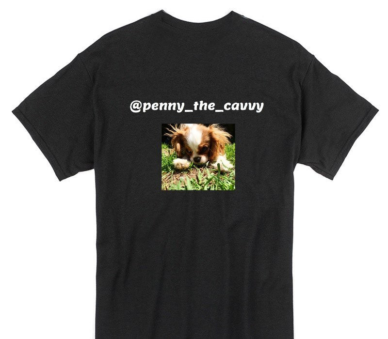 Custom Gildan 100% Cotton Black T-Shirt