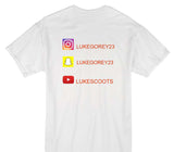 Custom Gildan 100% Cotton White T-Shirt