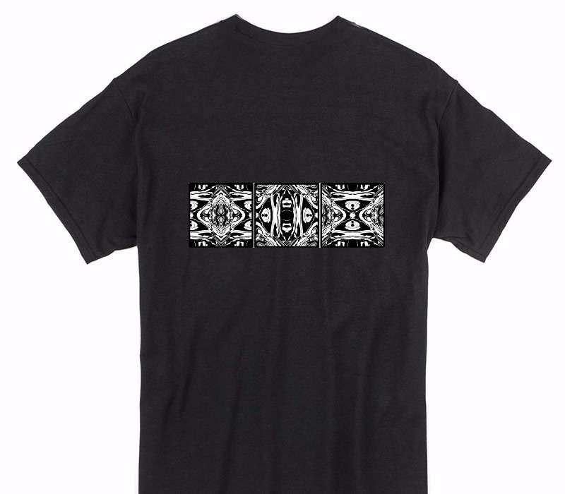 Custom Gildan 100% Cotton Black T-Shirt