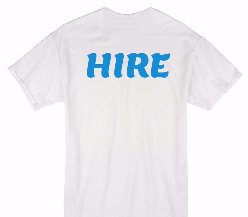 Custom Gildan 100% Cotton White T-Shirt