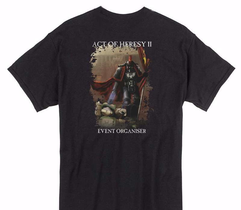 Custom Gildan 100% Cotton Black T-Shirt