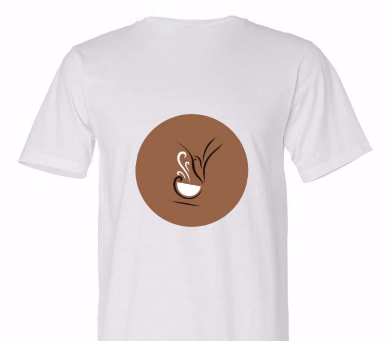 Custom Adult 100% Organic Cotton White T-Shirt