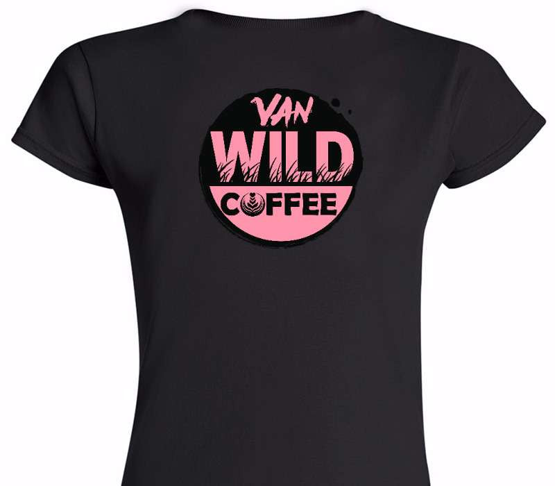 Custom Womens Soft Style 100% Cotton Black T-Shirt