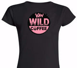 Custom Womens Soft Style 100% Cotton Black T-Shirt