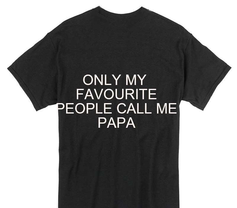 Custom Gildan 100% Cotton Black T-Shirt